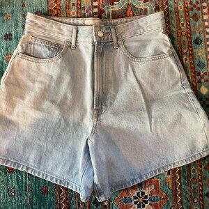 Everlane A Line Denim shorts size 27